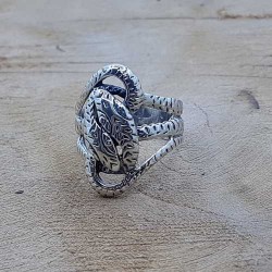 Bague Serpent en argent 925.