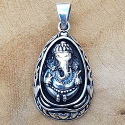 Pendentif Ganesh en argent