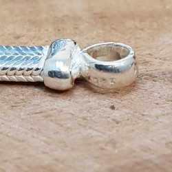 Snake plat 5 mm de large  en argent 925