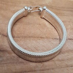 Bracelet snake large plat .