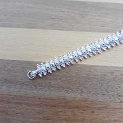 Bracelet snake étoile clair