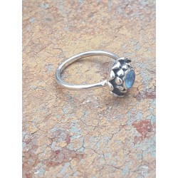 Bague Fleur de Lotus Topaze