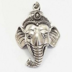 Pendentif Ganesh en argent 925 .