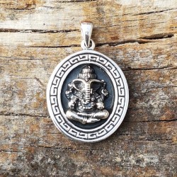 Pendentif Ganesh ovale