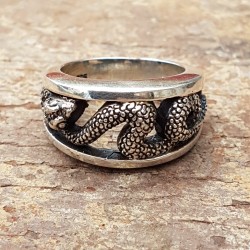 Bague anneau serpent