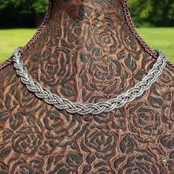 collier tresse écailler  vieilli