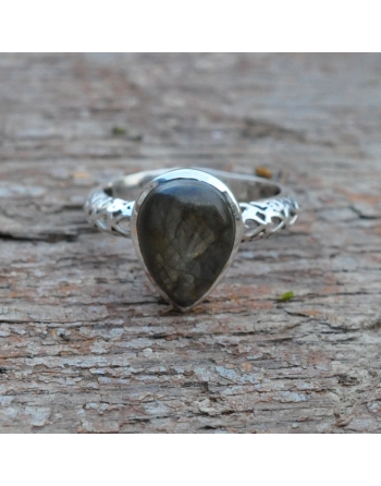 Bague labradorite .