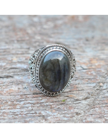 Bague labradorite .