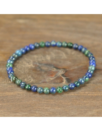 Bracelet Azurite 4mm