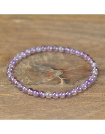 Bracelet Amethyste 4mm