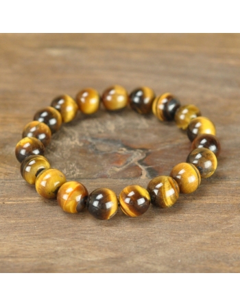 Bracelet oeil de Tigre 10 mm