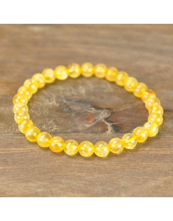 Bracelet Citrine 6mm