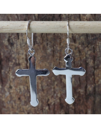 Boucles d' oreilles croix