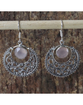 Boucles d ' oreilles quartz...