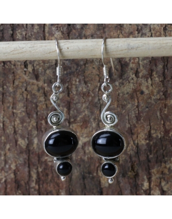 Boucles d ' oreilles Onyx