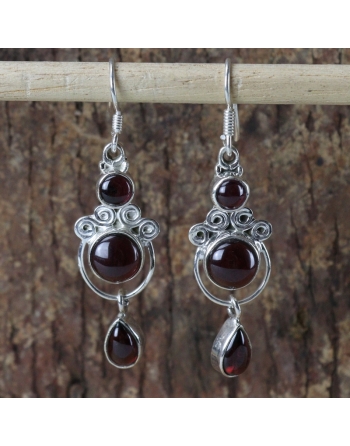 Boucles d'oreilles Améthyste