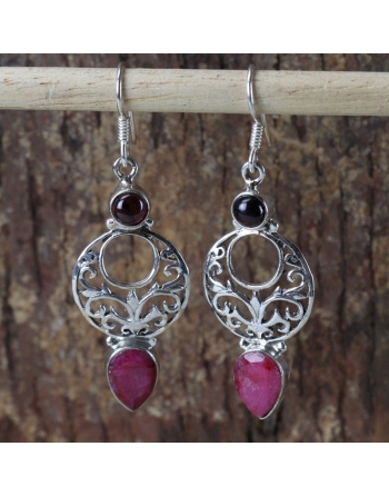 Boucles d'oreilles racine...