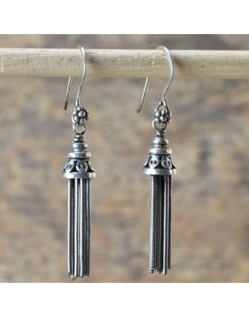 Boucle d'oreilles argent