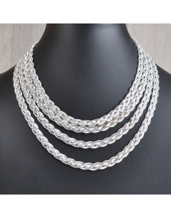 Collier Snake tresse...