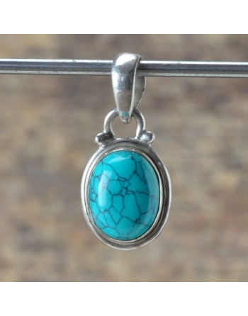 Pendentif Howlite turquoise