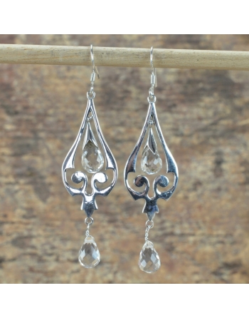 Boucles d'oreilles zircon