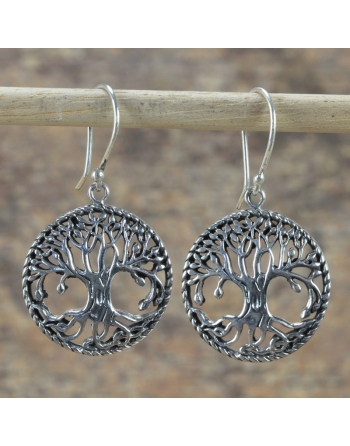 Boucles d'oreilles Arbre de...