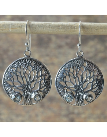 Boucles d'oreilles arbre de...