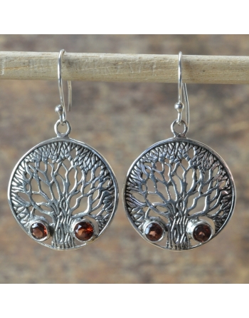 Boucles d'oreilles arbre de...