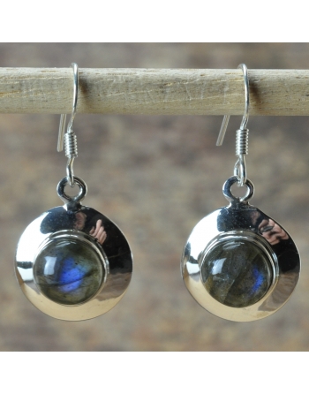 Boucles d'oreilles Labradorite