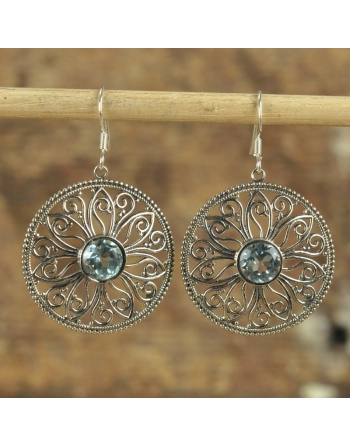 Boucles d'oreilles Topaze