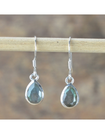 Boucles d'oreilles Labradorite