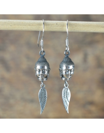 Boucles d'oreilles Bouddha