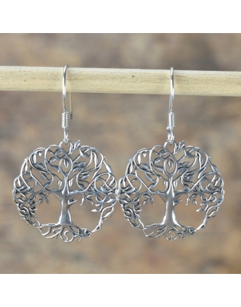 Boucles d'oreilles arbre de...