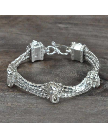 Bracelet snake Ganapati clair