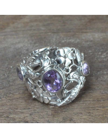 Bague Améthystes