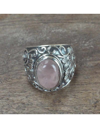 Bague Quartz rose