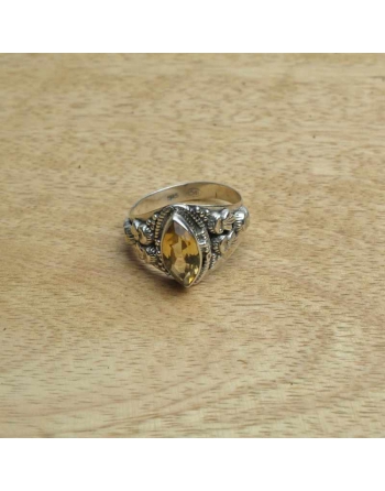 Bague citrine.