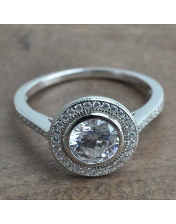 Bague argent Celine